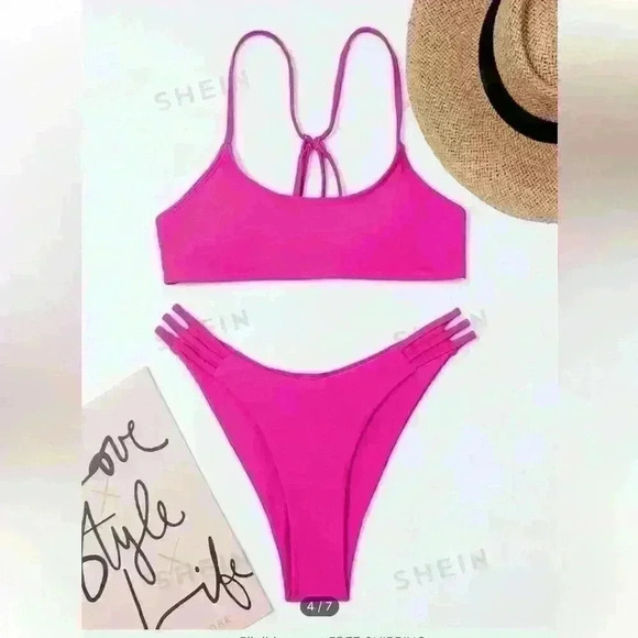 SHEIN Other - Neon Pink Shein Bikini